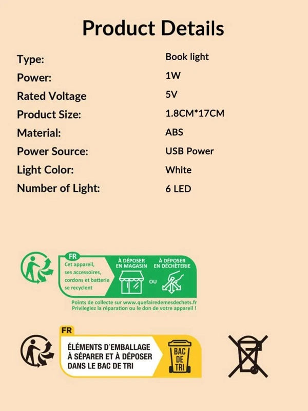 Hordozható Polyresin USB Power LED lámpa rugalmas karral, 360 fokos olvasási USB LED lámpa, kompatibilis laptopokkal, notebookokkal, szemkörnyékápolókkal