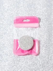 1pc Rhinestone Decor Pop-Out Phone Grip