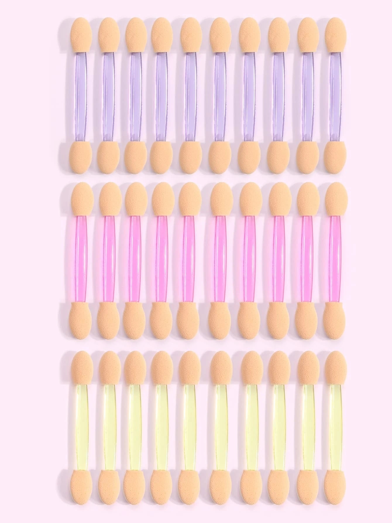 30pcs Disposable Double-headed Makeup Brush