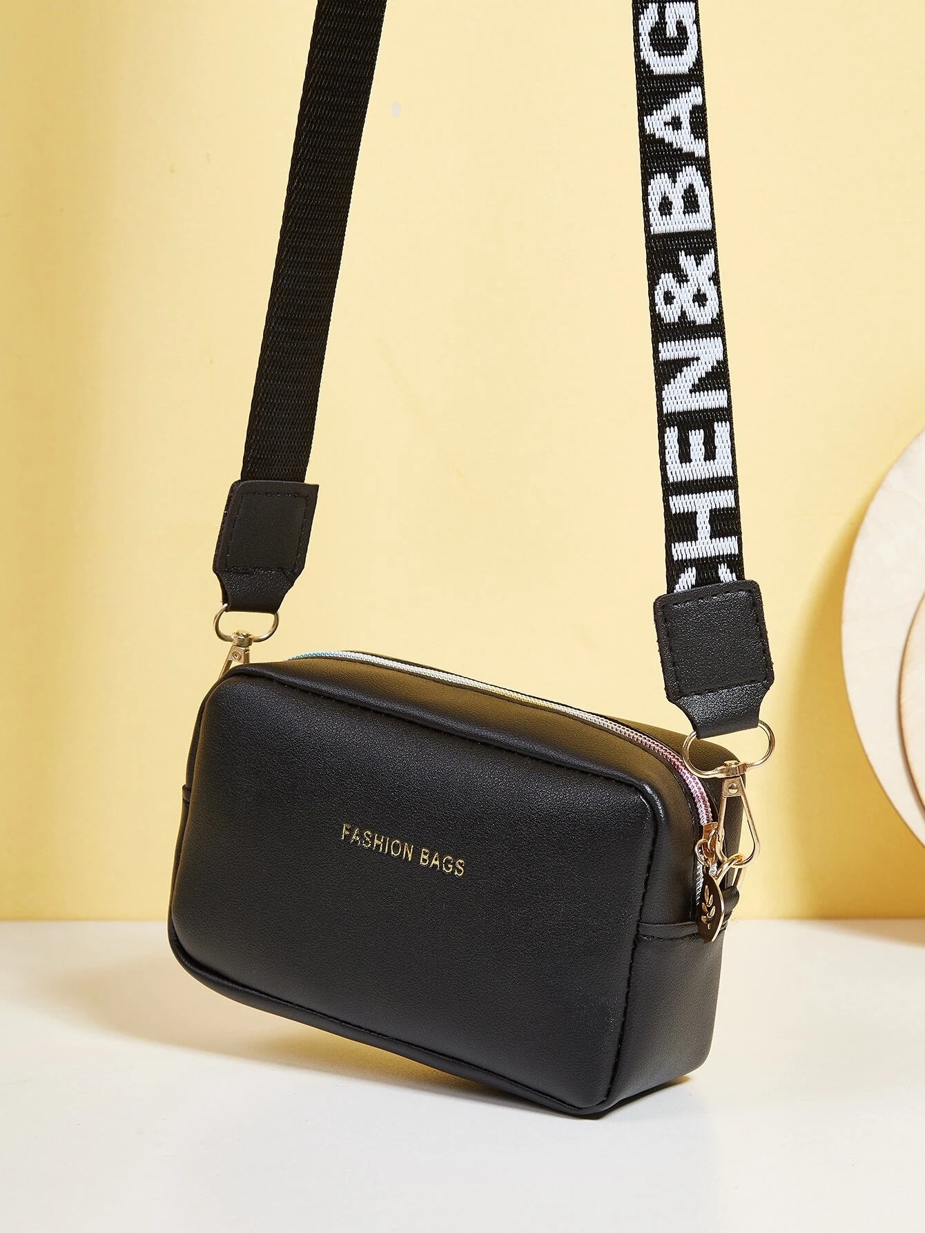 Mini Letter Graphic Dome Bag