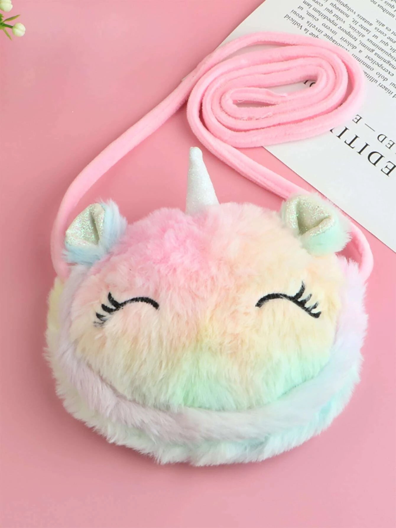 Mini Fluffy Cartoon Design Novelty Bag