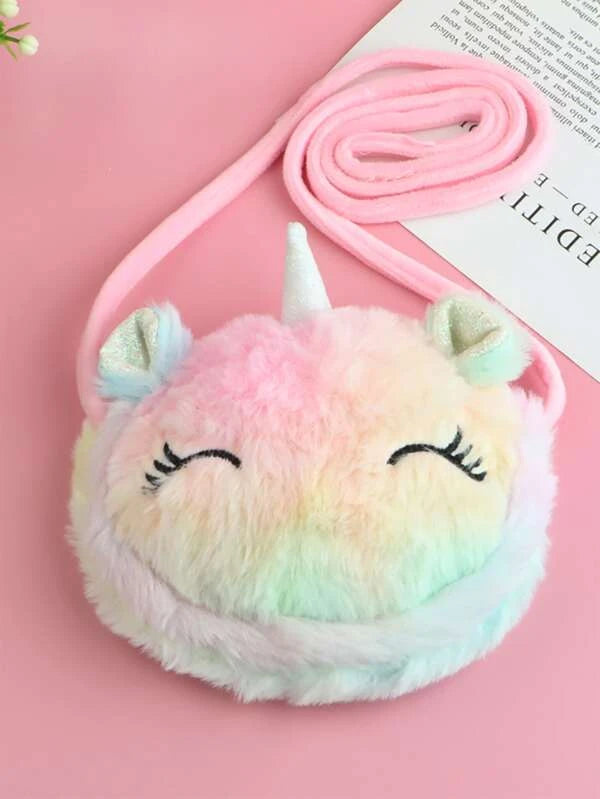 Mini Fluffy Cartoon Design Novelty Bag