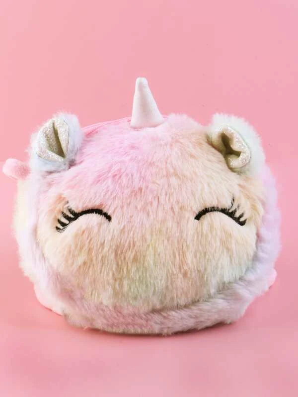 Mini Fluffy Cartoon Design Novelty Bag