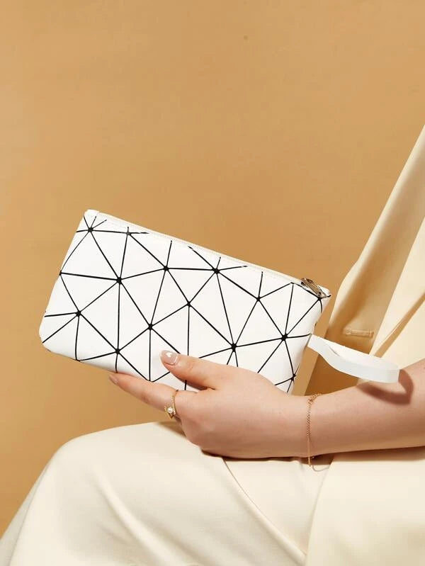 Geometric Pattern Long Wallet
