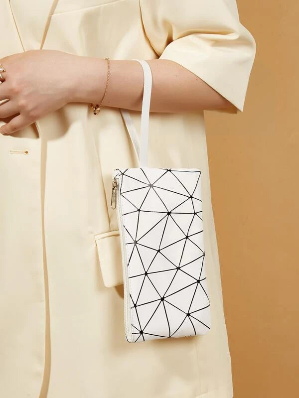 Geometric Pattern Long Wallet