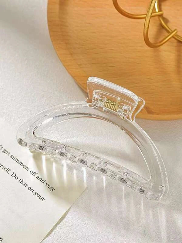 Minimalist Transparent Hair Claw