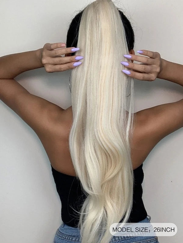 Long Straight Synthetic Ponytail Hair Extension