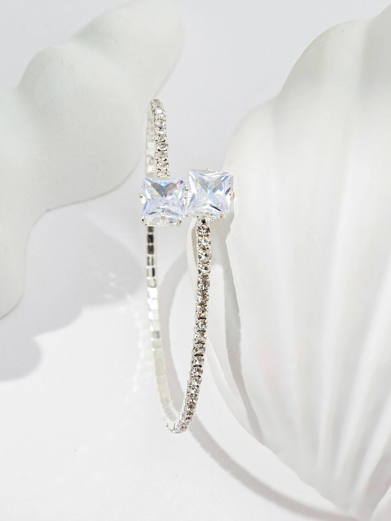 Rhinestone Decor Bangle