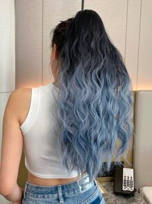 Long Curly Ponytail Synthetic Hair Extension