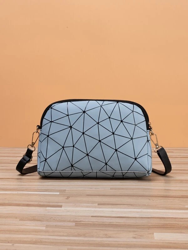 Geometric Pattern Dome Bag