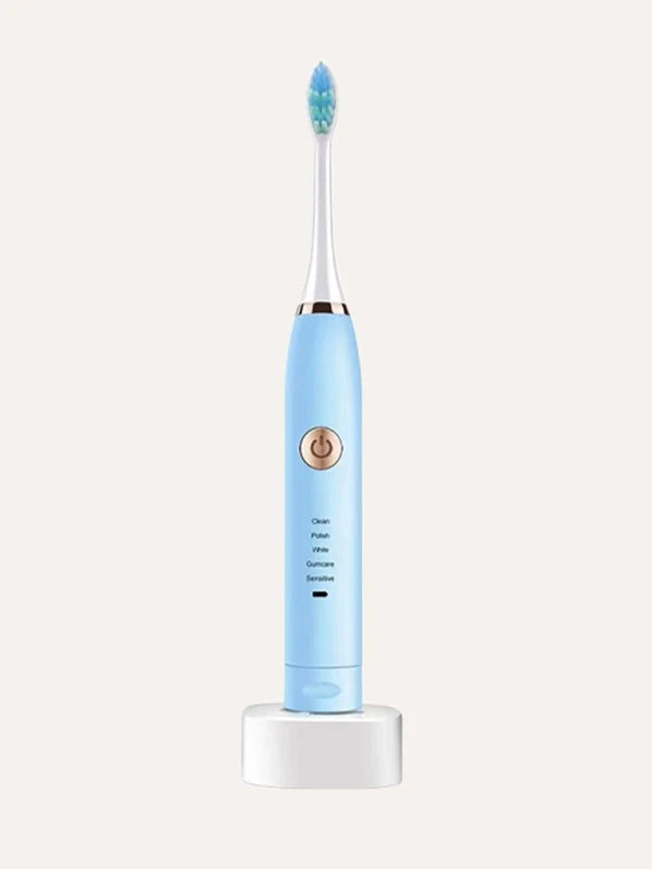 1pc Electric Toothbrush & 2pcs Brush Head (in BLACK / BLUE / PINK colors)
