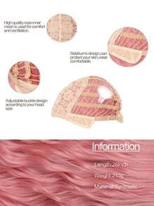 Long Body Wave Synthetic Wig With Bangs