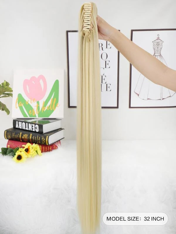 Extra Long Straight Synthetic Hair Extension