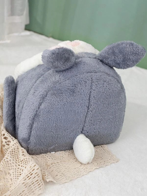 1db Rabbit Design Pet Bed (S - M) RÓZSASZÍN / SZÜRKE