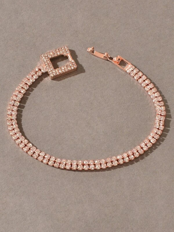 Rhinestone Decor Bracelet