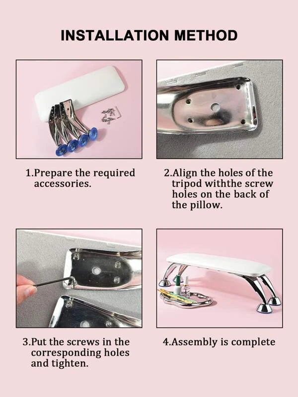 1pc Detachable Nail Art Hand Pillow