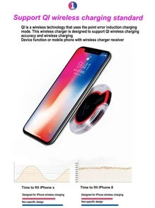 Letter Graphic Desktop Wireless Charger