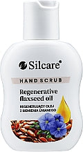 Silcare Hand Scrub Regenerative Flaxseed Oil 100ML Kézbőr hámlasztó - Silcare Hand Scrub Regenerative Flaxseed Oil 100 ml