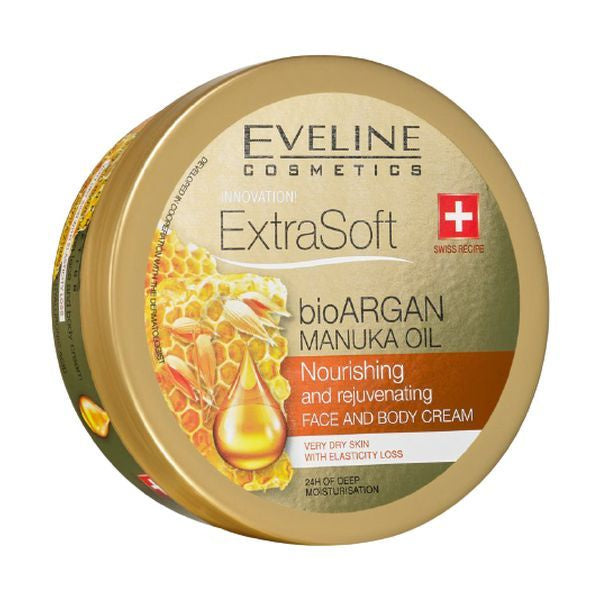 Eveline Extra Soft hidratáló krém arcra és testre argán olajjal 175ml