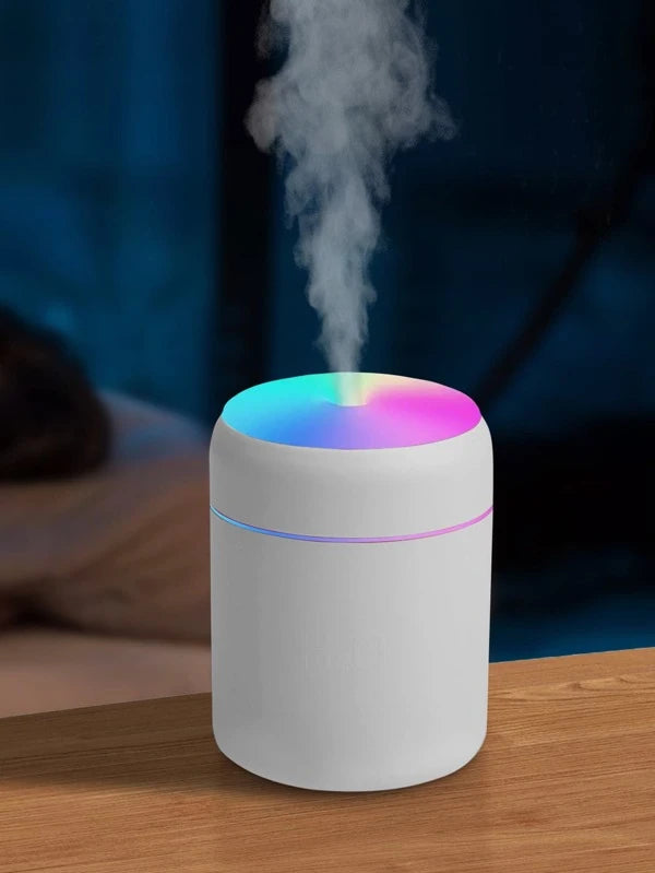 Mini 7 Color Modes Led Humidifier, Dark Grey Desktop USB Humidifier, Portable Mist Small Humidifier