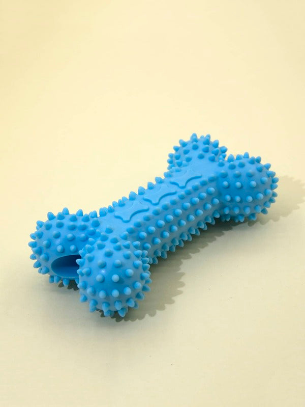 1pc Dog Prickly Bone Shaped Chew Toy (BLUE / PINK)