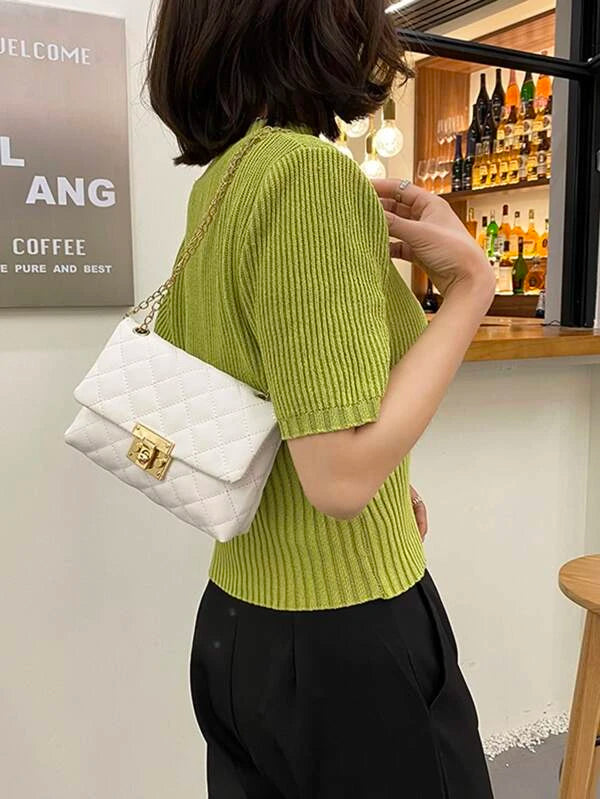 Quilted Chain Shoulder Bag