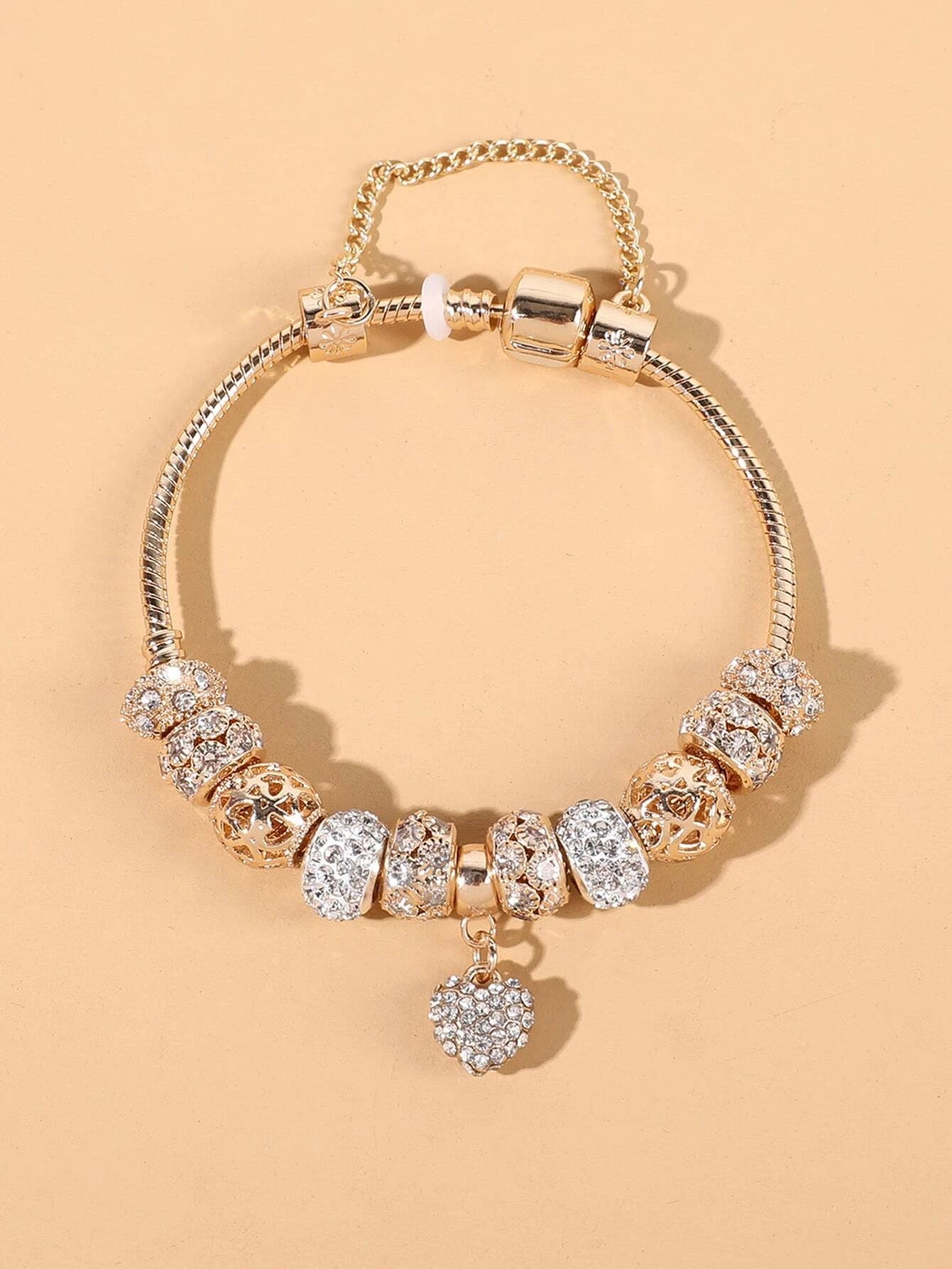 Heart Charm Bracelet