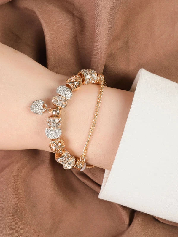 Heart Charm Bracelet