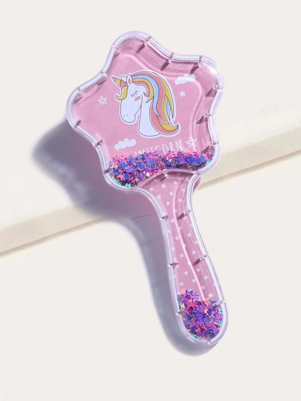 1pc Unicorn Pattern Hair Brush