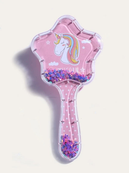 1pc Unicorn Pattern Hair Brush