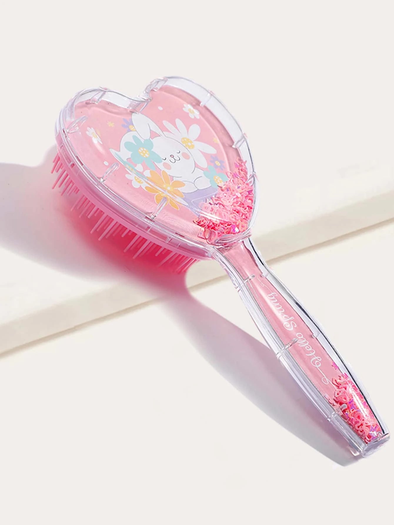 Cartoon Rabbit Pattern Hair Brush