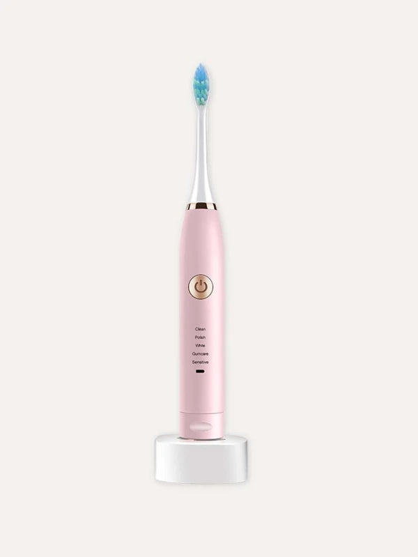 1pc Electric Toothbrush & 2pcs Brush Head (in BLACK / BLUE / PINK colors)