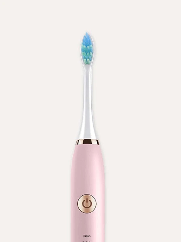 1pc Electric Toothbrush & 2pcs Brush Head (in BLACK / BLUE / PINK colors)