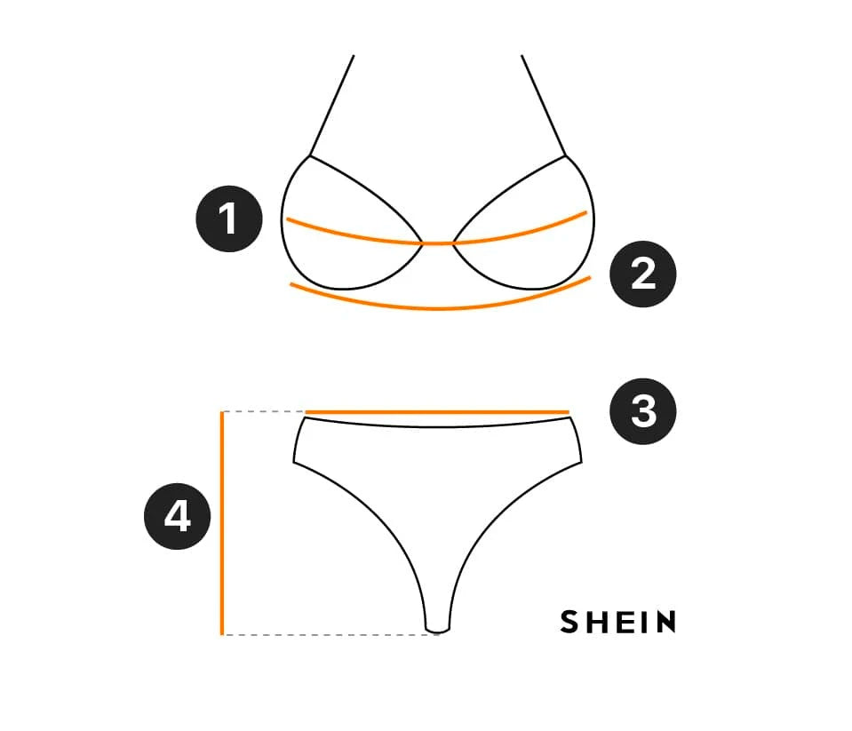 Frill Trim Eyelet Embroidery Push Up Bikini Swimsuit