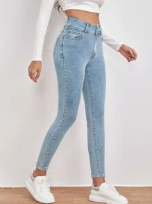 Magas derekú ferde zsebes Skinny Jeans22