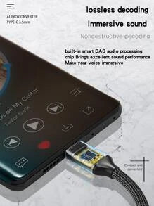 1pc Type-C Charger Cable Adapter
