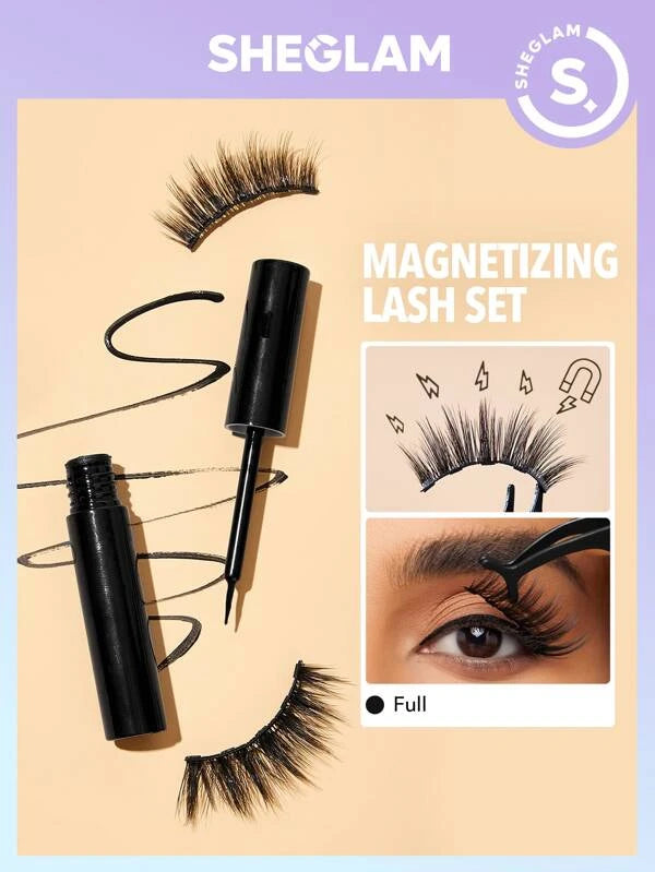 SHEGLAM Magnetizing Eyes Full & Fabulous Lash + Liner Set