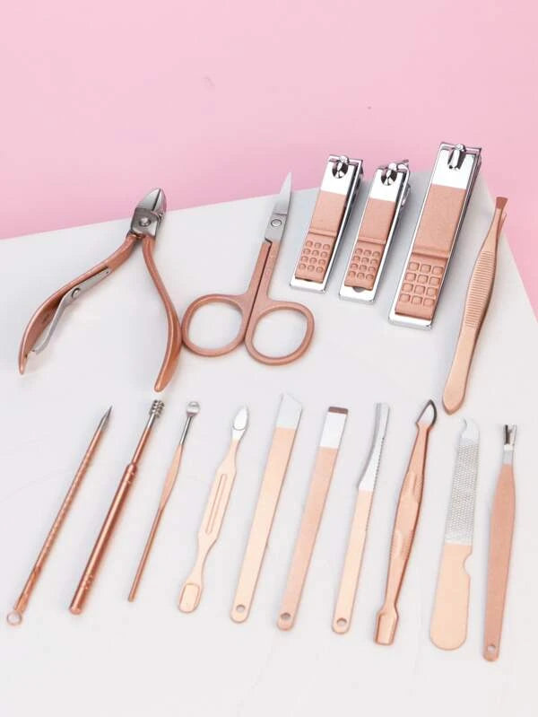 16pcs Nail Clipper Set