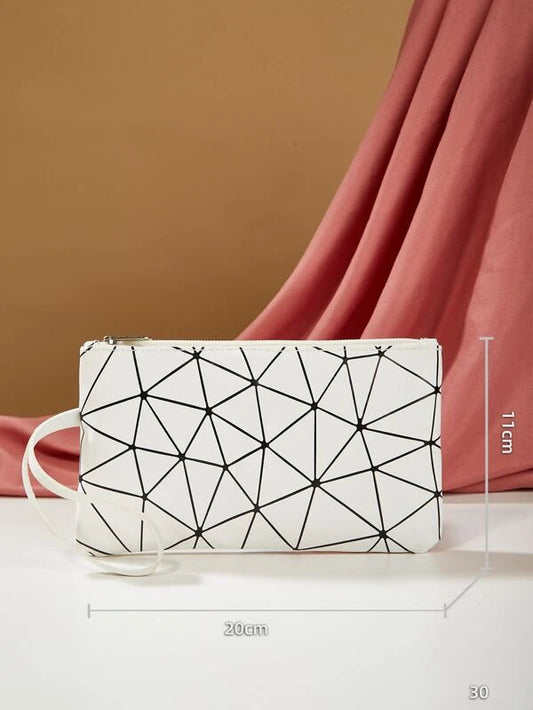 Geometric Pattern Long Wallet
