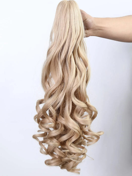 Long Curly Ponytail Synthetic Hair Extension