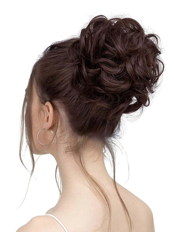 Curly Synthetic Hair Updo