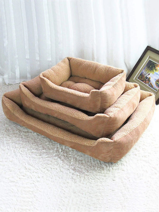 1pc Plush Pet Bed (S-L)