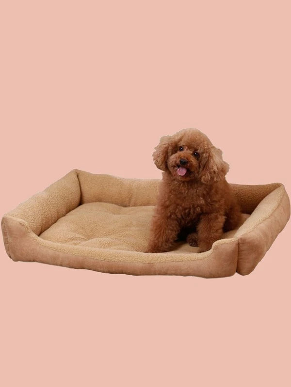 1pc Plush Pet Bed (S-L)