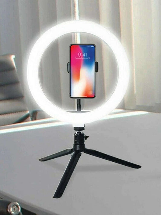 10 Inch Ring Fill Light With Phone Holder & Tripod