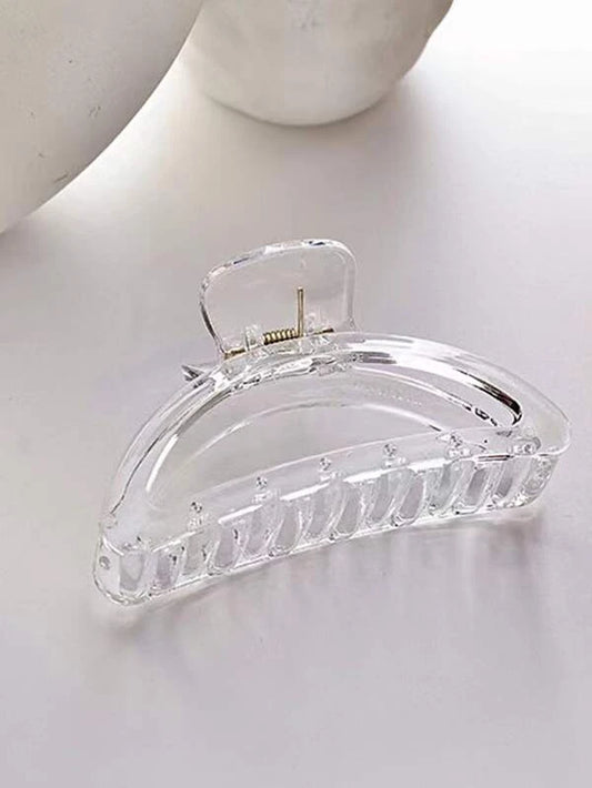 Minimalist Transparent Hair Claw