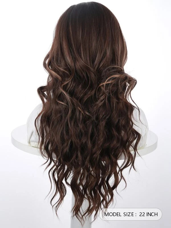 Lace Front Long Curly Synthetic Wig