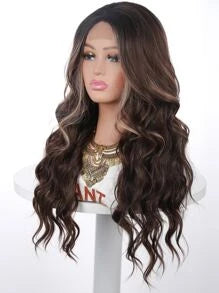 Lace Front Long Curly Synthetic Wig