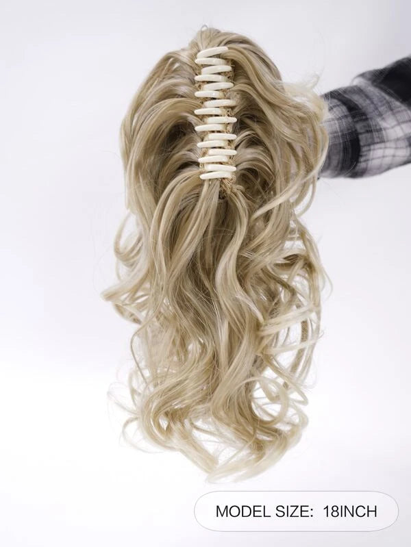 Long Curly Ponytail Synthetic Hair Extension