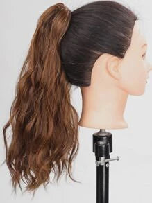 Medium Body Wave Ponytail Synthetic Hair Extension With Claw