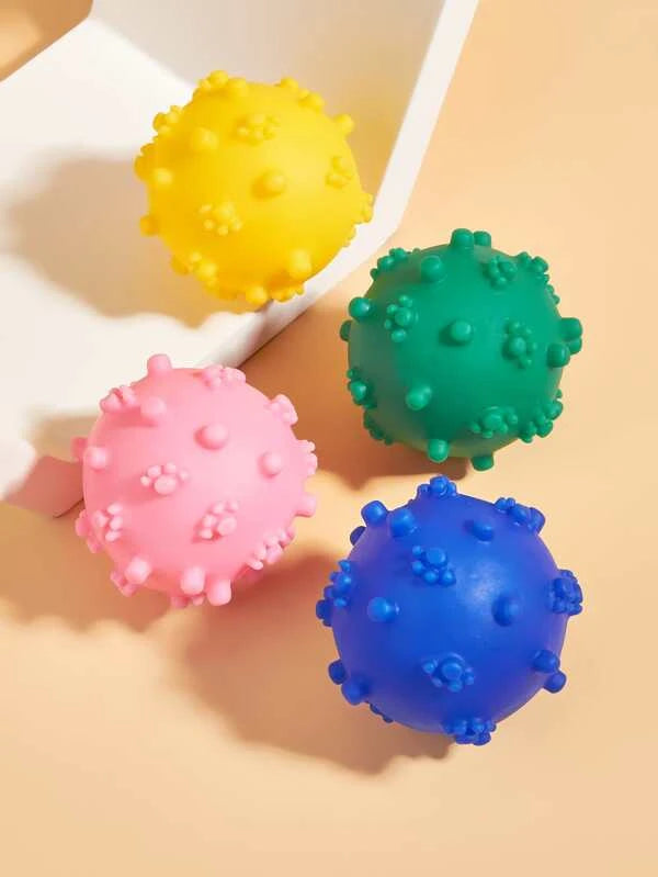 1pc Random Color Pet Sound Toy Ball